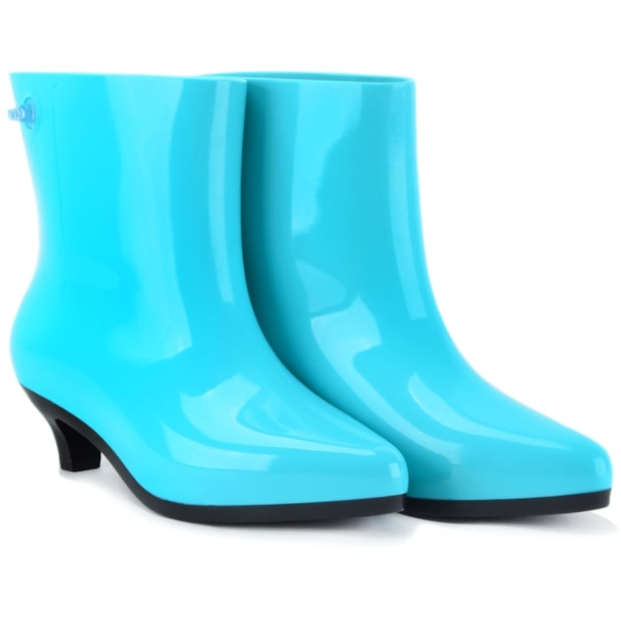 Bota Melissa Ankle Boot Jeremy Scott Azul Preto 31916