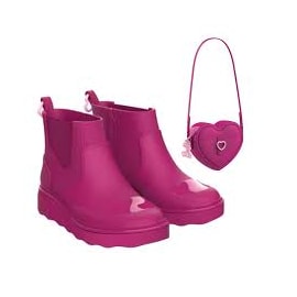 Bota Melissa Ankle Boot Jeremy Scott Rosa Preto 31916 Bota Melissa Ankle Boot Jeremy Scott Rosa Preto 31916