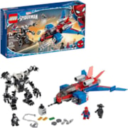 BRINQUEDO LEGO - Spiderjet vs Robô Venom