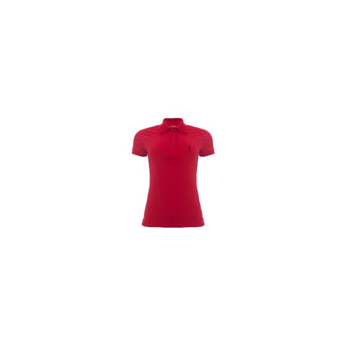 camiseta Polo Feminina Vermelha