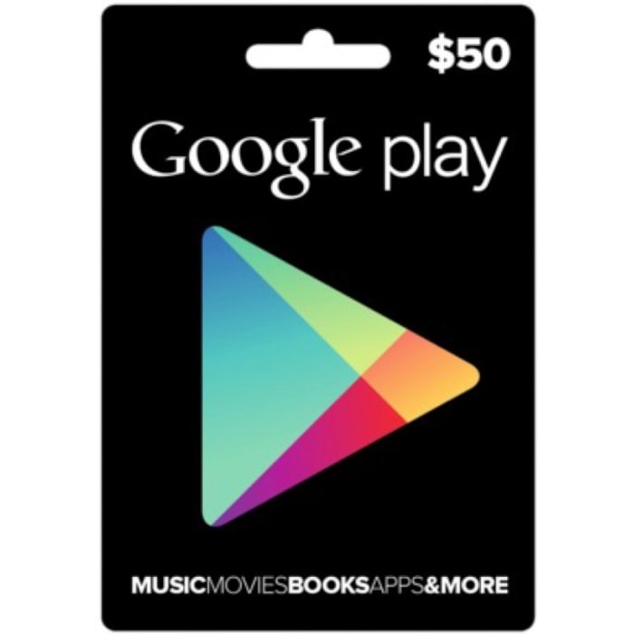 Cartão Google Play Americano - U$ 50,00