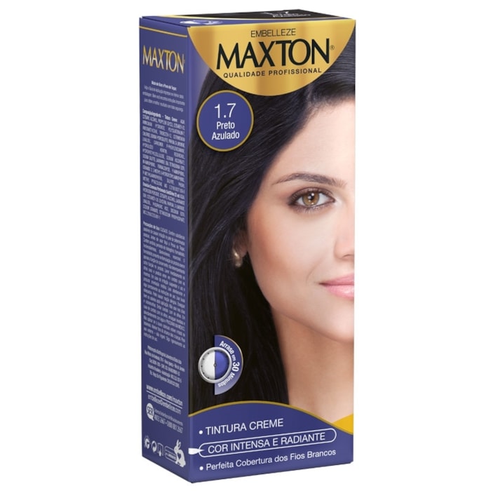 Kit Prático Maxton Preto Azulado 1.7