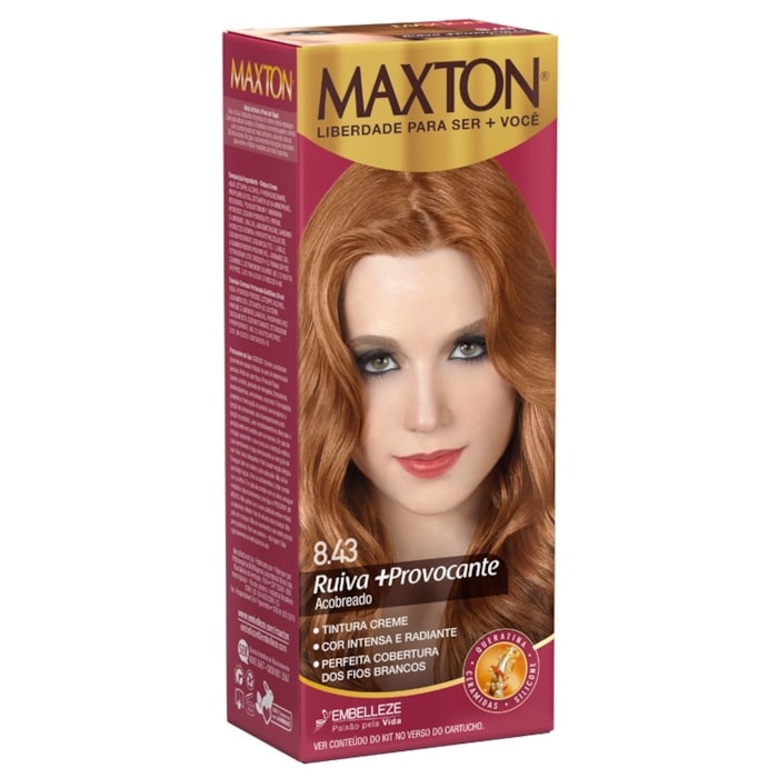 Kit Prático Maxton Ruivo Acobreado 8.43