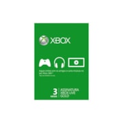 Live Card Microsoft Gold 3 Meses para Xbox 360