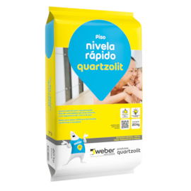 Massa Nivela Rápido Weber Quartzolit 20Kg