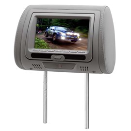 Monitor KX3 DVD728C LCD 7" Com Encosto De Cabeça - Cinza (Unidade)