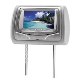 Monitor KX3 DVD730C LCD 7" Com Encosto De Cabeça - Cinza (Unidade) Monitor KX3 DVD730C LCD 7" Com Encosto De Cabeça - Cinza (Unidade)
