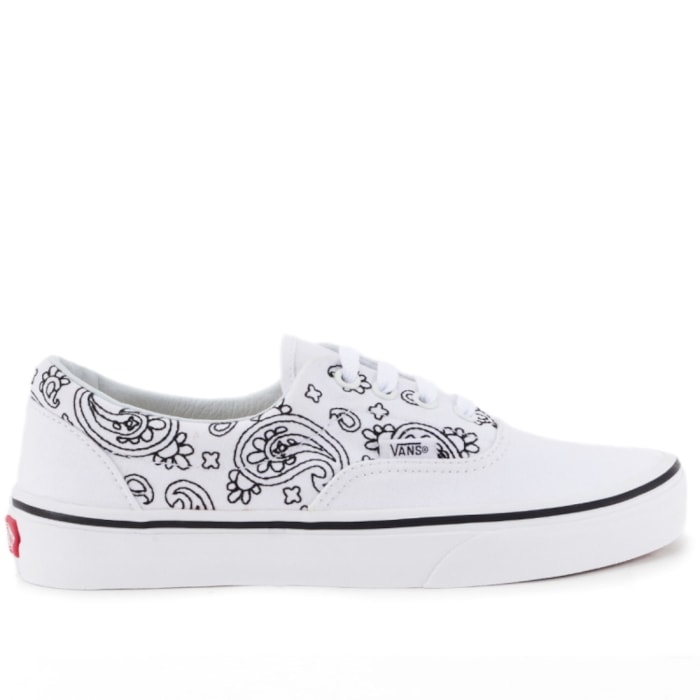 Tênis Vans Era Bandana Stitch True White Black VN-018FI9T